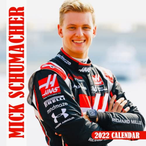 Mick Schumachєr Driver Racing Calendar 2022: Mick Schumachєr, Formula 1, Germany Players Racing Drive | Lunar Moon Phases | Calender Calendario Kalender | BONUS 4 Months 2023