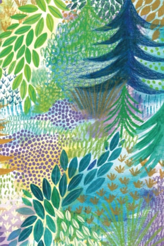 Magical Forest Notebook: Lined Notebook, Journal, 120 Lined Pages, 6 x 9 Inches, Illustrated Gift, Soft Cover