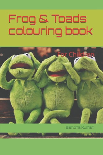 Frog & Toads colouring book: For Children