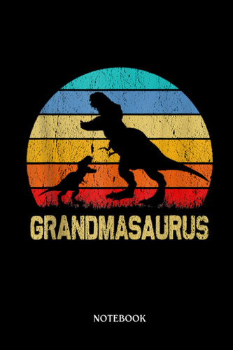 Dinosaur Notebook: Grandmasaurus T-Réx Dinosaur Grandma Saurus Family | Dinosaur Notebook, Gift For T-Rex Lovers| 6”X9 Wide Blank Lined Workbook For Teens Kids Girls Boys.
