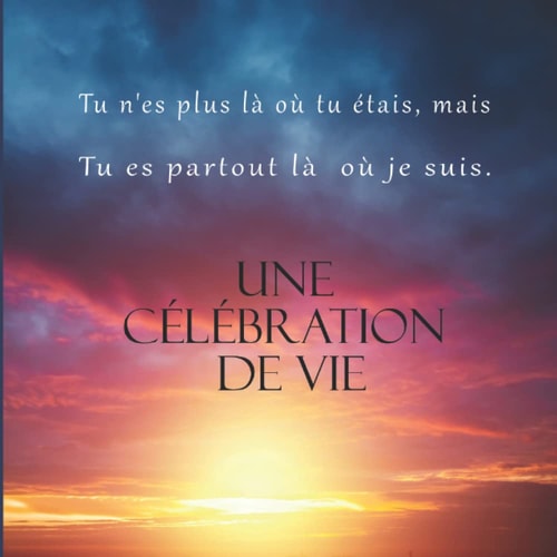Livre d'or de condoléances: Tu es partout là où je suis : Livre d'or de décès funérailles registre deuil enterrement pour honorer la vie d'un proche: ... espace photos et messages (French Edition)