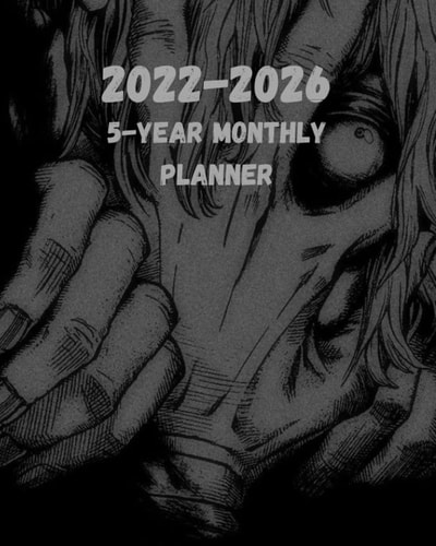 5-Year Monthly Planner 2022-2026: 2022 - 2026 5-Year Monthly Planner: 60-Month Calendar (Black) - Large 8.5 x 10 inches 140 pages