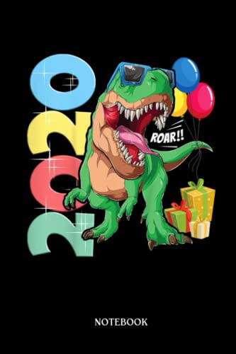 Dinosaur Notebook: Kids T-Réx 2Nd Birthday Boy Girl 2 Years 2020 Dinosaur | Dinosaur Notebook, Gift For T-Rex Lovers| 6”X9 Wide Blank Lined Workbook For Teens Kids Girls Boys.