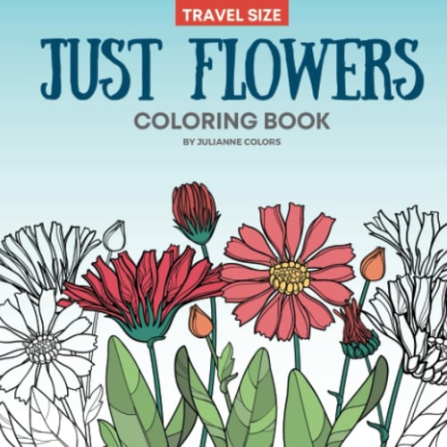 Just Flowers Coloring Book