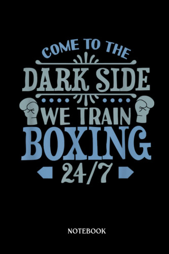 Boxing Notebook: Fitness Boxing Training Ring - I Love Kickboxing | Blank Lined Workbook for Writing Notes| Ruled White Paper | Large Note Book ( 6*9 in) 120 Pages.