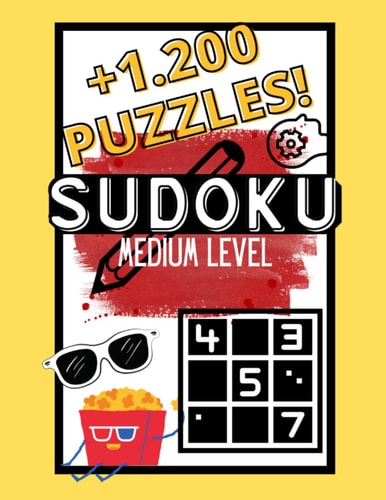 Sudoku Puzzle for Adult: 1,200+ Puzzles to Solve for Adults: Easy to Hard Puzzles | Medium Puzzle Book | With Complete Solutions