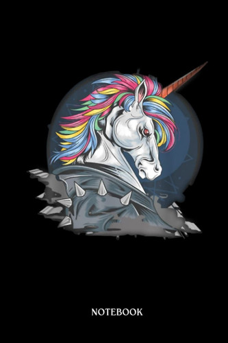Horse Notebook: Bad boy unique unicorn horse gangster band bold strong cool | Cute Baby Horses Blank Lined Notebook: 120 Pages 6x9" | Horses Workbook For Teens Kids Students Girls