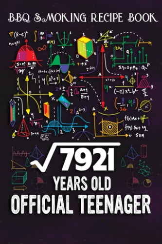 BBQ Smoking Recipe Book :Square Root Of 7921 89 Years Old Official Birthday: Gifts for Her:Pitmaster Journal Notebook for Testing and Perfecting ... cook temps, times, and more!,Birthday Gifts