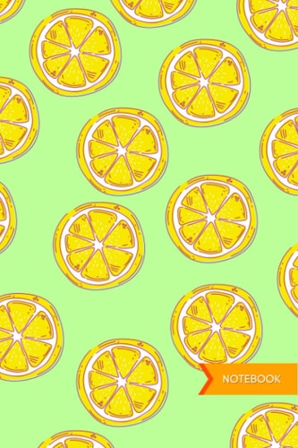 LEMON NOTEBOOK: Lined Lemon Journal Notebook | 120 pages | 6"x9"