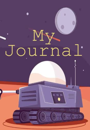 My Journal: Blank Lined Journal, Space Design For Boys,"6.69x9.61"Inches, 140 Pages, Year Memory.