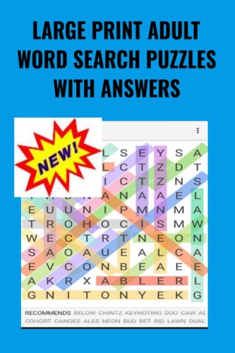 2022 Word Search Large Print Puzzle Books for Adults