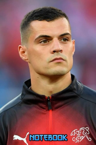 Notebook : Granit Xhaka Journal Gift Book for Writing, Thankgiving Notebook for Fans , Gift Idea #667