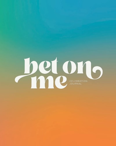 Bet On Me Celebration Journal: Blue/Orange Cover