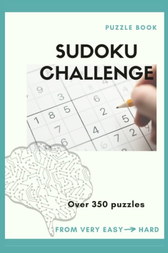Sudoku Puzzles for Adults: From Easy to Hard | More than 350 Puzzles with Solutions | Premium Games for Intelligent People 6'' x 9''(Green Cover)