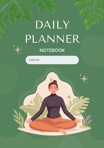 Daily Planner Notebook Gift For Yoga Teachers (Undated): Find Balance and Inspiration Every Day