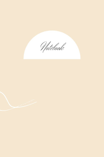 Elegant Aesthetic Minimalist Composition Notebook: Light Beige, Lined 80 Pages, Size 6"x9": Japandi style, Light Beige, Lined 80 Pages, Size 6"x9"