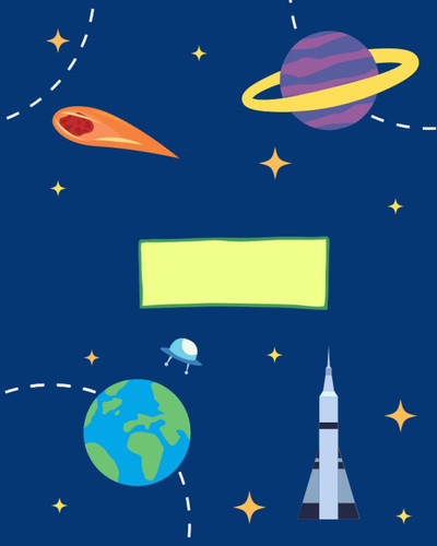 Space Notebook: Primary Journal & School Exercise Book | 150 Pages | College Ruled Space Composition Notebook
