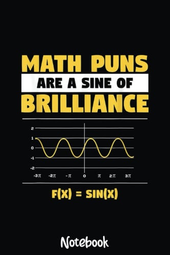 Math Puns Are Sine Funny Sarcastic Mathematic Lover Notebook Vintage: Graph Paper Notebook, Grid Paper for Math and Science Students, Quad Ruled 4x4 110 Pages, 6x5087