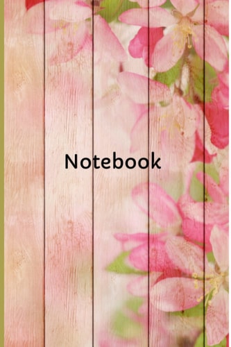 Notebook: Floral Composition Notebook - Wide Ruled