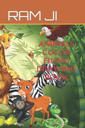 ANIMALS COLOR FILING DRAWING BOOK