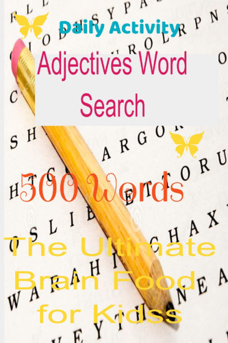 Adjectives Word Search For Kids