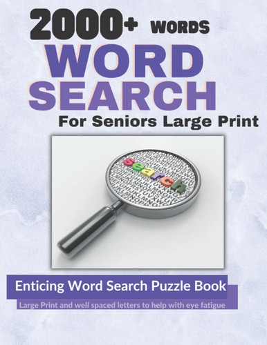 2000+ Words Word Search: Beach Summer Fun Easy Word Search Large Print: 2000+ Large Print Word Search Puzzle Books for Adults & Seniors To Keep Brain Active