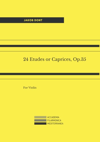 24 Etudes or Caprices, Op.35: For Violin