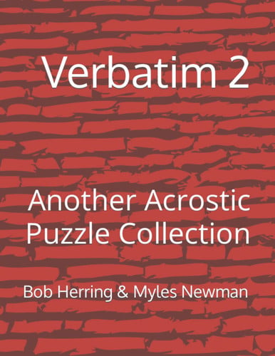 Verbatim 2: Another Acrostic Puzzle Collection