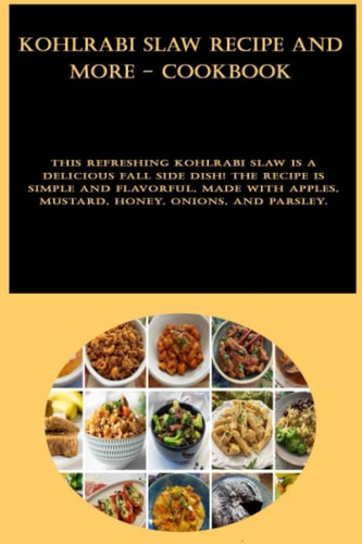 Kohlrabi Slaw Recipe and more - CookBook: This refreshing kohlrabi slaw is a delicious fall side dish! The recipe is simple and flavorful, made with apples, mustard, honey, onions, and parsley.