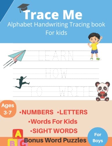 Trace Me: Alphabet Handwriting Tracing Book For Kids