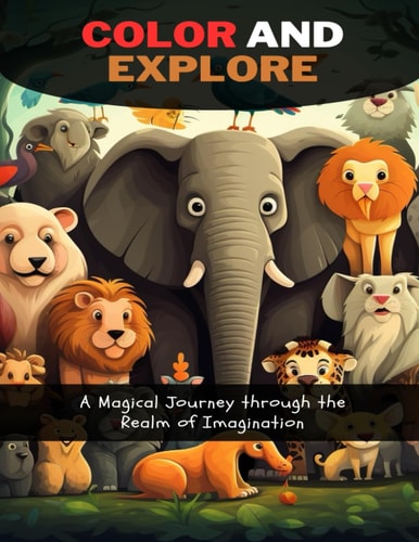 Color And Explore: Coloring book