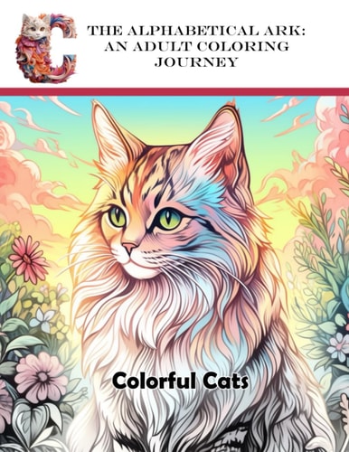 The Alphabetical Ark: An Adult Coloring Journey: Colorful Cats