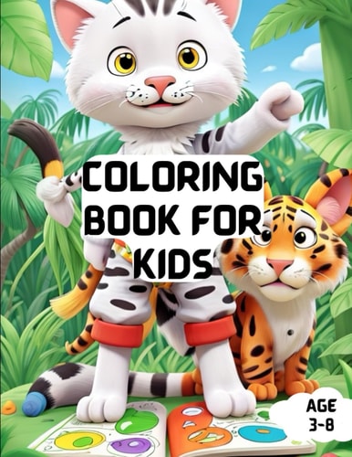 Animal Coloring Book for Kids: A Great Gift for Any Child