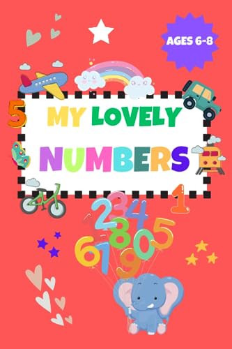 My Lovely Numbers Simple Educational Activity Book for Kids
