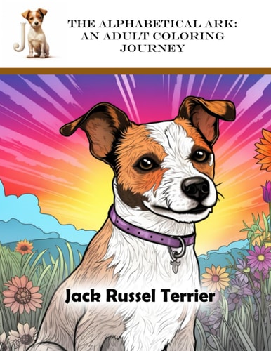 The Alphabetical Ark - An Adult Coloring Journey: Jack Russell Terrier
