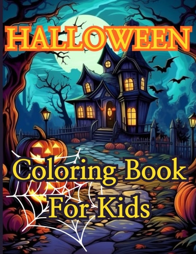 Halloween Coloring Book for Kids: 80 Pages of Spooky House Adventures for Kids