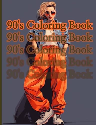90's Coloring Books: Relive the 90s