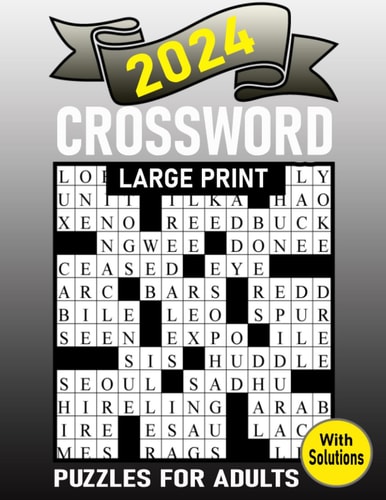 2024 Crossword Puzzles For Adults