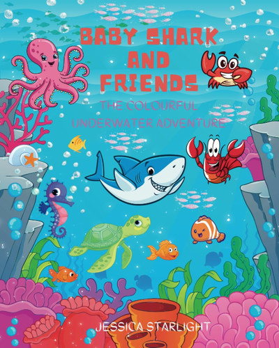 BABY SHARK AND FRIENDS: The Colorful Underwater Adventure. Children's Bedtime storybook. Must read. Ages 2-5