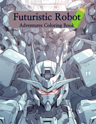 Futuristic Robot Adventures Coloring Book: Color Your Way into the Future of Robotics with Exciting Adventures and Dynamic Droids