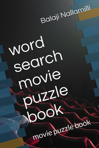 word search movie puzzle book: movie puzzle book