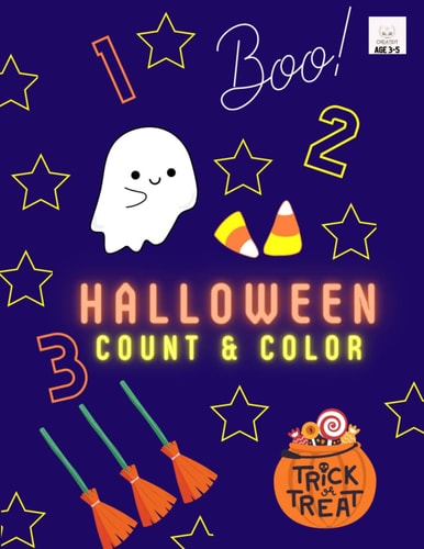 Halloween Count & Color: Ages 3-5