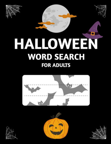 Halloween Word Search: Halloween Words Search for Adults