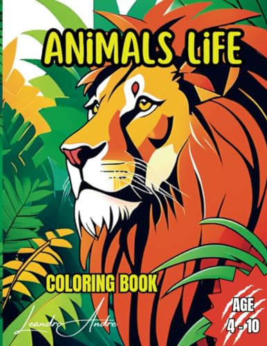 Animal Life ( Coloring Book ): Miscellaneous animals coloring book