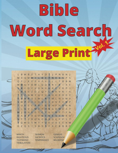 Bible Word Search: Large Print: Volume 1