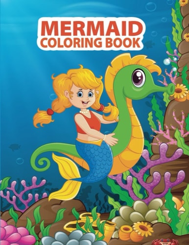 Fantastic Mermaid Coloring Book