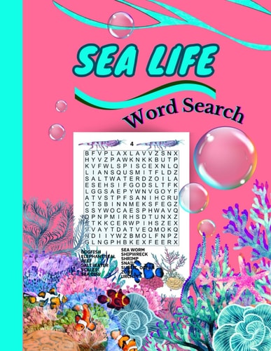 Sea Life: Word Search