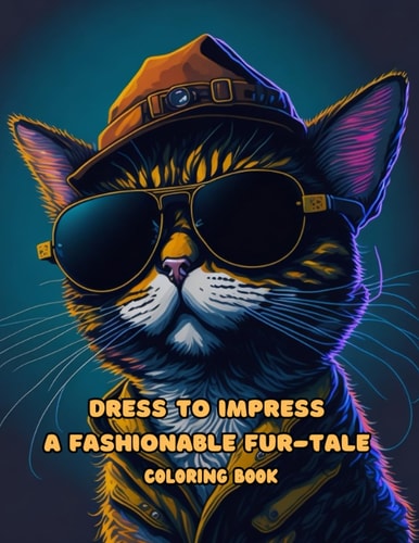 Dress To Impress: A Fashionable Fur-tale Coloring Book