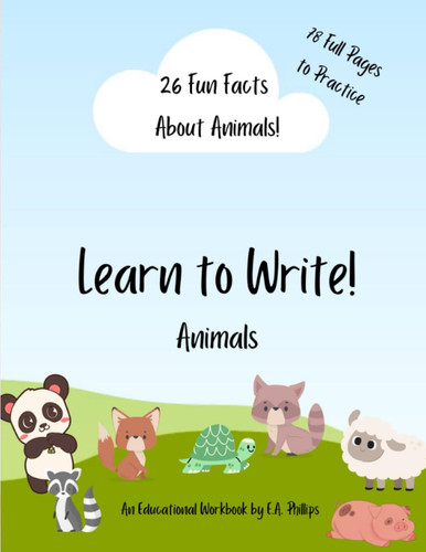 Learn to Write!: Animals