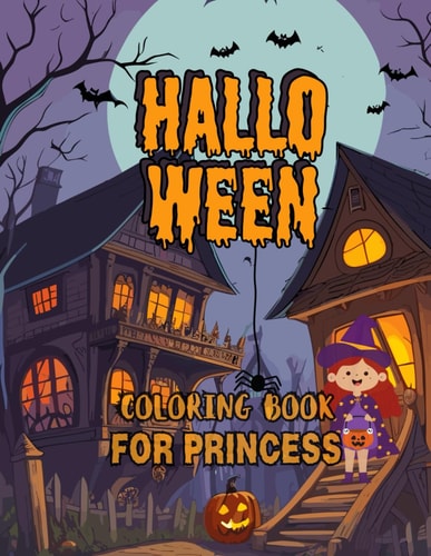 Halloween Coloring Book For Princess
